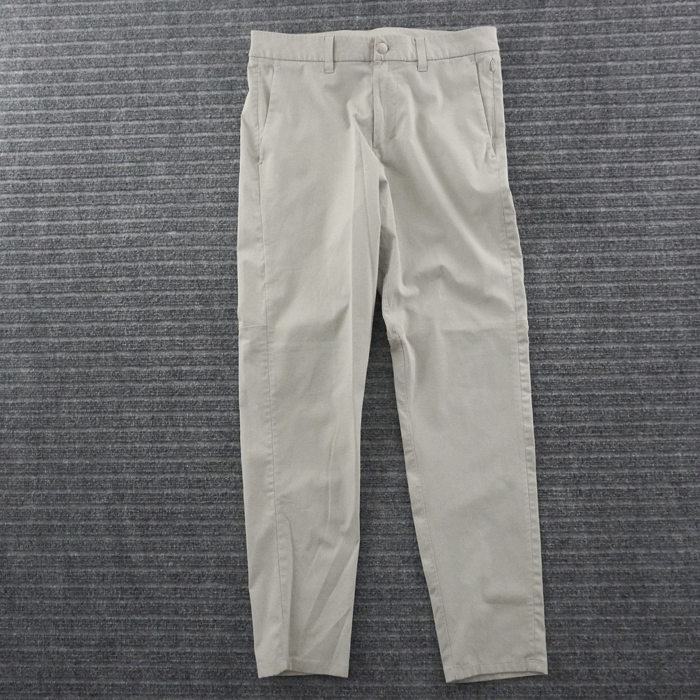 Lululemon Commission Slim-Fit Pant Mens 31 Gray Technical Chino Trousers
